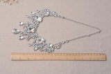 Water Drop Indian Crystal Bridal Jewellery Necklace & Earrings Set