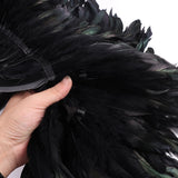 Gothic Victorian Feather Stole Cape