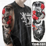 Lion King - Large Arm Sleeve Temporary Tattoo