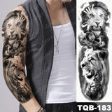 Lion King - Large Arm Sleeve Temporary Tattoo