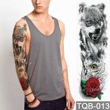 Lion King - Large Arm Sleeve Temporary Tattoo