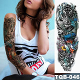 Lion King - Large Arm Sleeve Temporary Tattoo