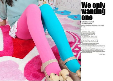 Candy Colour Mixed Tights 3-9yo