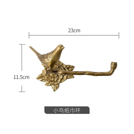Woodland Birdy Bathroom Accessories Bird Towel Ring, Toilet Roll Holder and Towel Bar