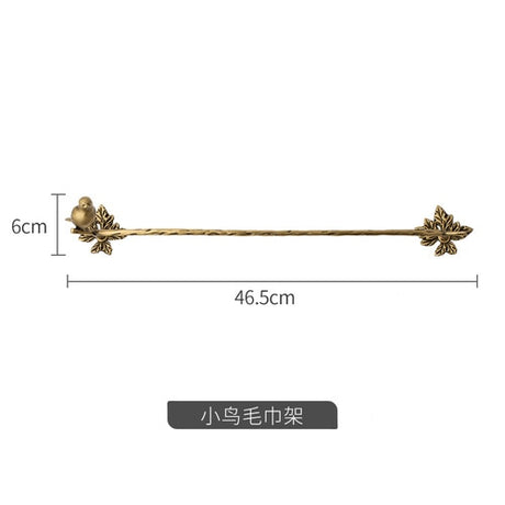 Woodland Birdy Bathroom Accessories Bird Towel Ring, Toilet Roll Holder and Towel Bar