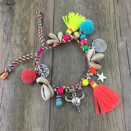Handmade Gypsy Boho Charm Anklet
