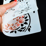 Day of The Dead Sugar Skull Stencil A4 Size DIY Craft Layering Stencil