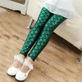 Girls Mermaid Leggings or Boys Dragon Scale Pants