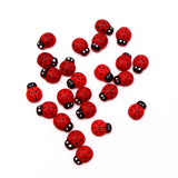 A Loveliness of Ladybug Miniature Wooden Stickers