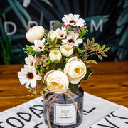 Autumn Tea Rose Silk Flowers Gerberas & Daisies Artificial Flowers