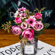 Autumn Tea Rose Silk Flowers Gerberas & Daisies Artificial Flowers