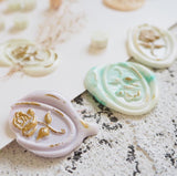 Embossed 3D Rose Flower Wax Seal Stamp Wedding Laurel Wax Stamp Envelope Seal