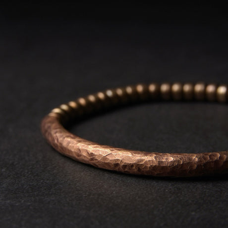 Handmade Hammered Pure Copper Bracelet Unisex Jewellery