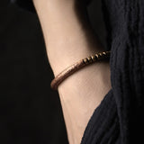 Handmade Hammered Pure Copper Bracelet Unisex Jewellery