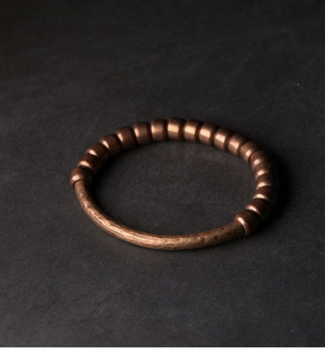 Handmade Hammered Pure Copper Bracelet Unisex Jewellery