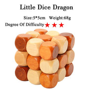 IQ Brain Teaser 3D Wooden Interlocking Puzzles