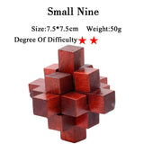 IQ Brain Teaser 3D Wooden Interlocking Puzzles