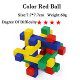 IQ Brain Teaser 3D Wooden Interlocking Puzzles