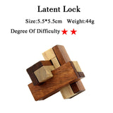 IQ Brain Teaser 3D Wooden Interlocking Puzzles