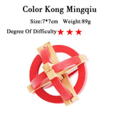 IQ Brain Teaser 3D Wooden Interlocking Puzzles