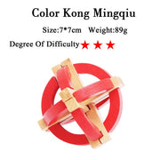IQ Brain Teaser 3D Wooden Interlocking Puzzles