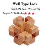 IQ Brain Teaser 3D Wooden Interlocking Puzzles