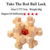 IQ Brain Teaser 3D Wooden Interlocking Puzzles