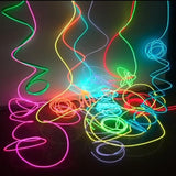 DIY Neon Effect Lighting Flexible Neon Light LED Glow Tube 10 Colours 1M/2M/3M/5M/10M
