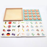 Montessori Memory Match Game Wooden Early Educational Toy