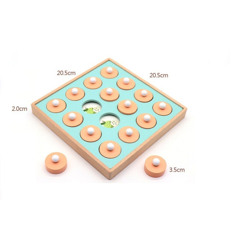 Montessori Memory Match Game Wooden Early Educational Toy