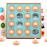 Montessori Memory Match Game Wooden Early Educational Toy