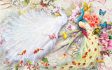 Peacock Courtship Wall Murals Wallpaper