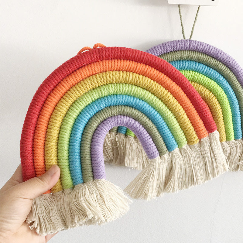 Rainbow & Clouds Wall Hanging Decor