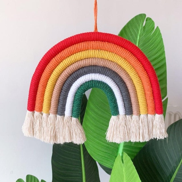 Rainbow & Clouds Wall Hanging Decor