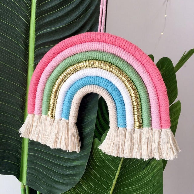 Rainbow & Clouds Wall Hanging Decor