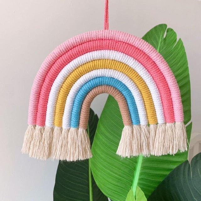 Rainbow & Clouds Wall Hanging Decor