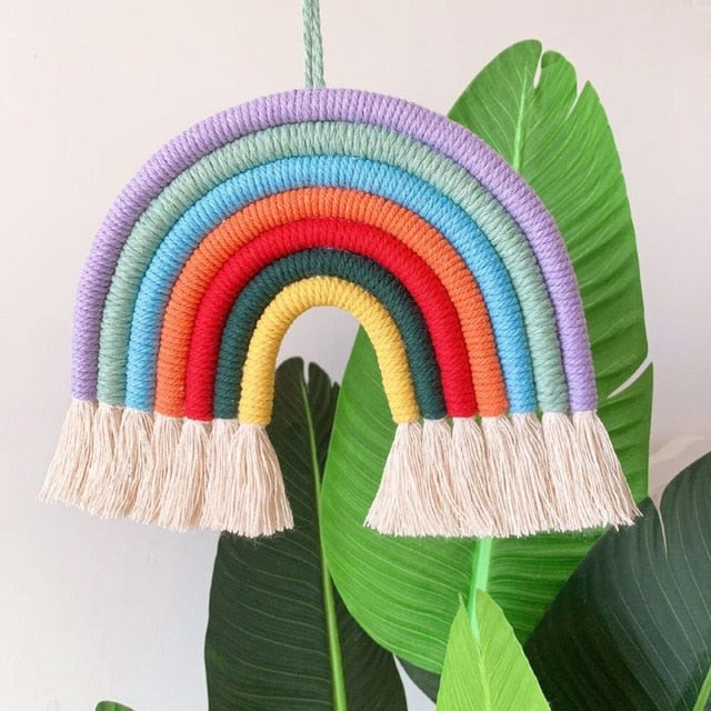Rainbow & Clouds Wall Hanging Decor
