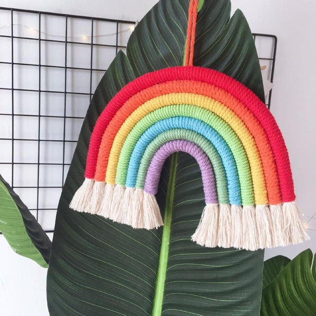 Rainbow & Clouds Wall Hanging Decor