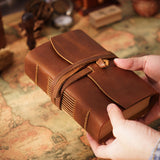 Handmade Embossed Genuine Leather Journal Book 400P