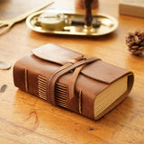 Handmade Embossed Genuine Leather Journal Book 400P