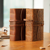 Handmade Embossed Genuine Leather Journal Book 400P