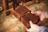 Handmade Embossed Genuine Leather Journal Book 400P