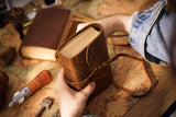 Handmade Embossed Genuine Leather Journal Book 400P