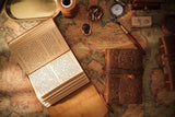 Handmade Embossed Genuine Leather Journal Book 400P