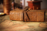 Handmade Embossed Genuine Leather Journal Book 400P