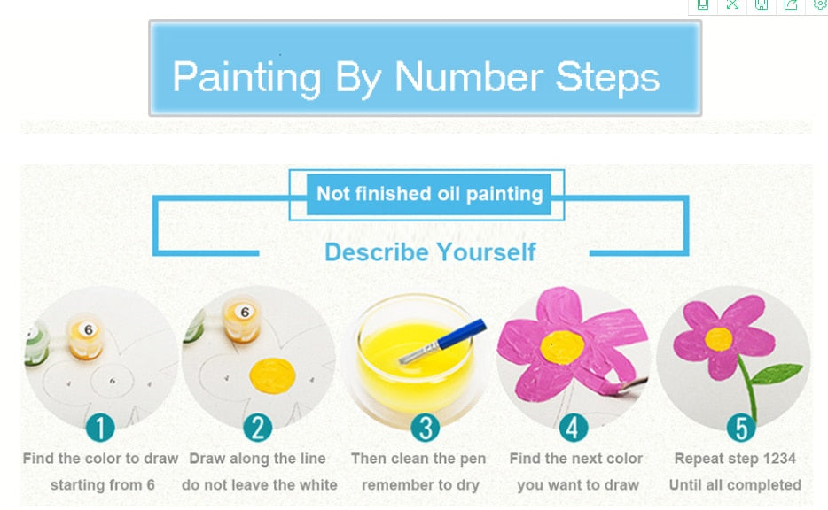 Marsh Mermaids DIY Paint by Numbers Kit