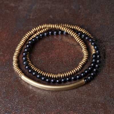 Agate Stone & Copper Handmade Bracelets Unisex Jewellery