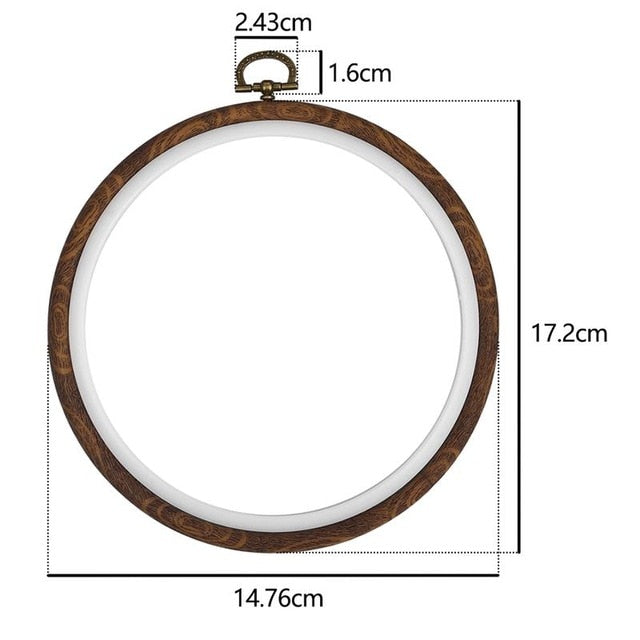 Embroidery Hoops Frame Set For DIY Cross Stitch Heirloom Craft Tool