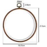 Embroidery Hoops Frame Set For DIY Cross Stitch Heirloom Craft Tool