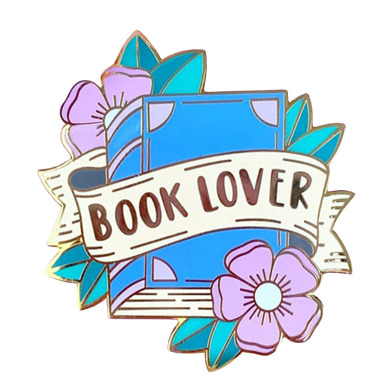 Book Lover Pin